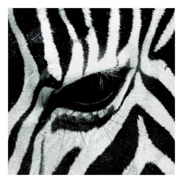 Leinwandbilder schwarz-weiß Zebra Crossing