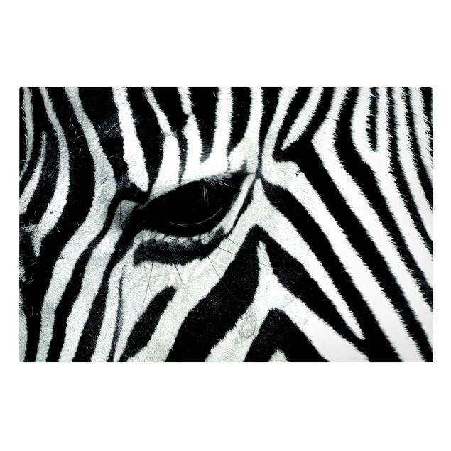 Leinwandbilder schwarz-weiß Zebra Crossing
