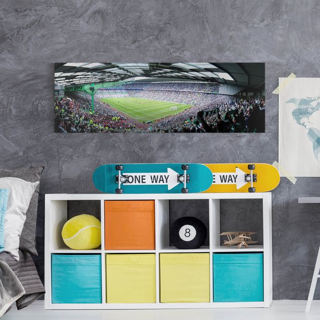 Wandbilder 3D Fußballstadion