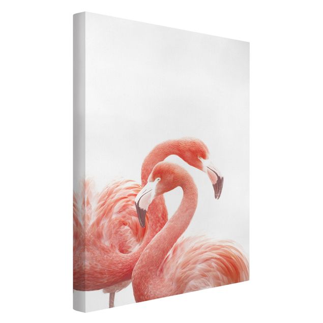 Leinwandbilder Tiere Zwei Flamingos