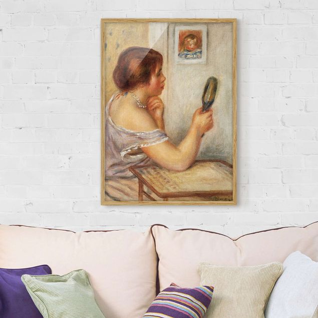 Impressionismus Bilder kaufen Auguste Renoir - Gabrielle mit Spiegel