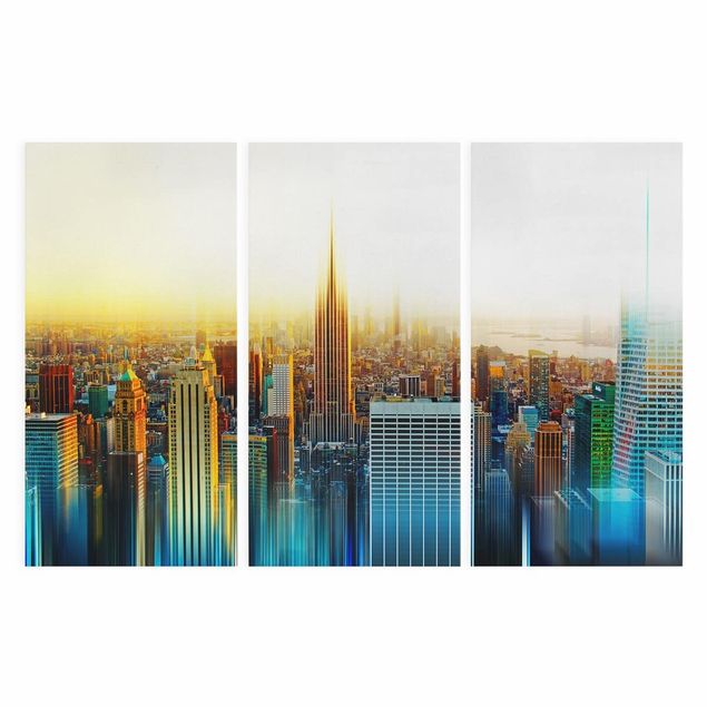 Leinwandbild abstrkt Manhattan Abstrakt