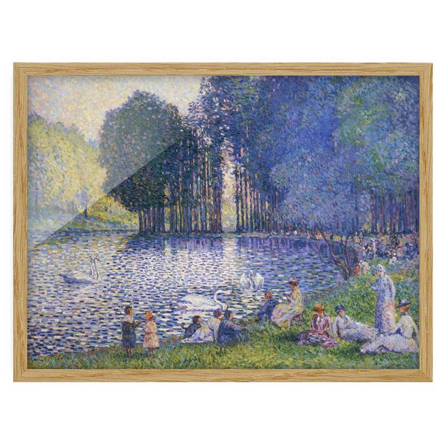 Kunststile Henri Edmond Cross - Der See im Bois de Bologne