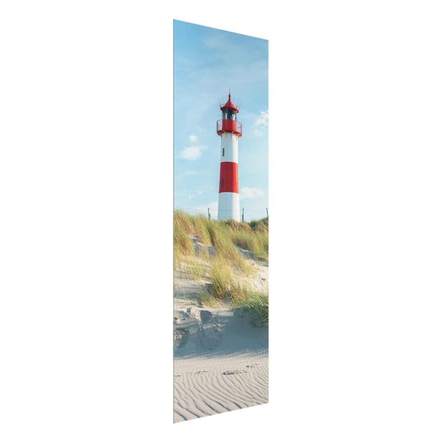 Wandbilder Strände Leuchtturm an der Nordsee