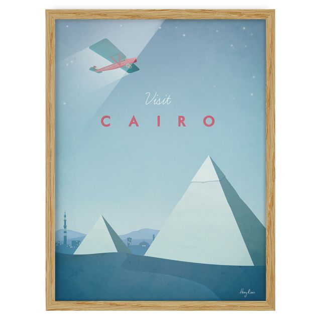 Wandbilder Kunstdrucke Reiseposter - Cairo