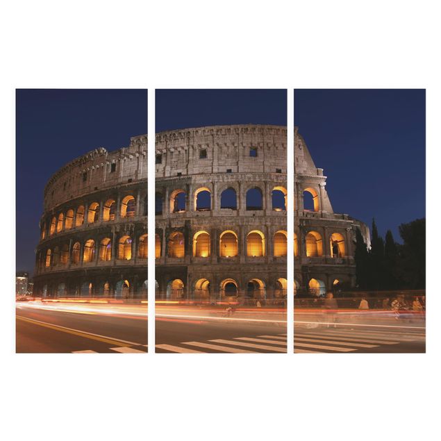 schöne Bilder Colosseum in Rom bei Nacht