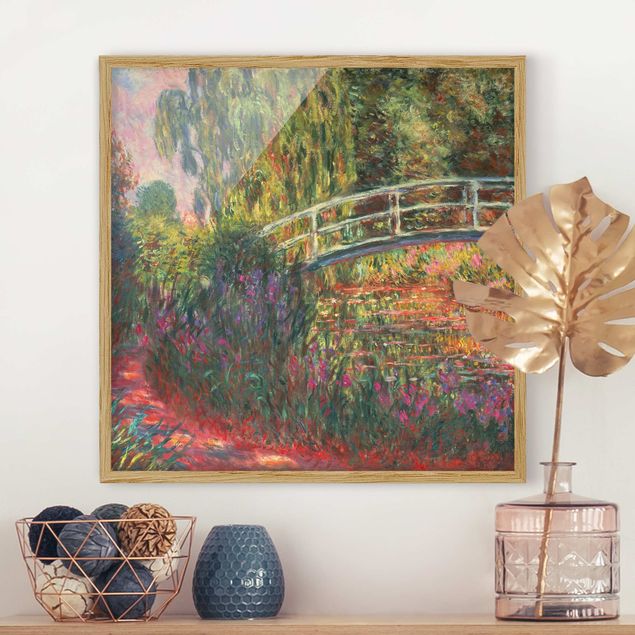 Küche Dekoration Claude Monet - Japanische Brücke im Garten von Giverny