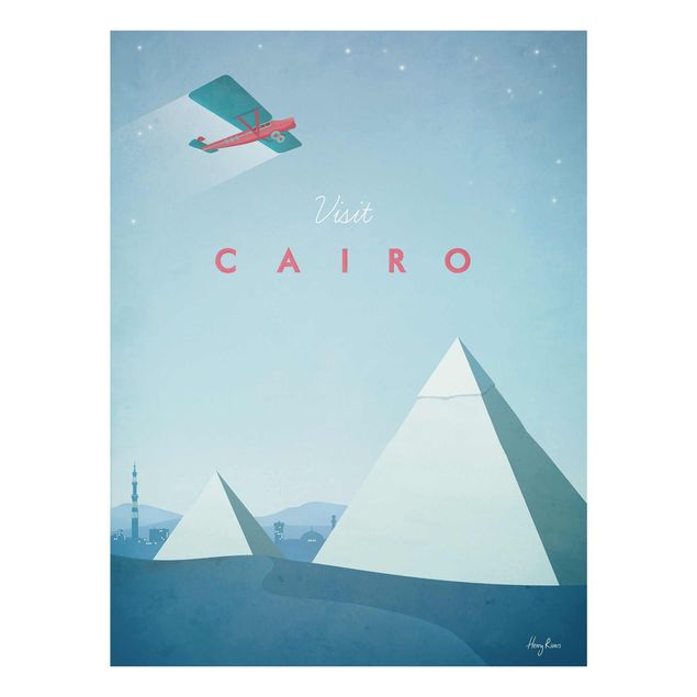 Wandbilder Blau Reiseposter - Cairo