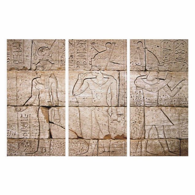 Wandbilder Spirituell Egypt Relief