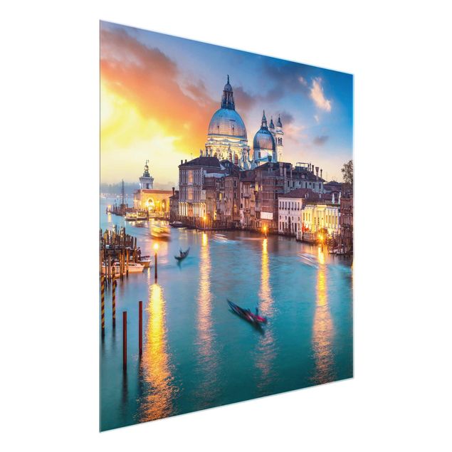 Wandbilder Landschaften Sunset in Venice