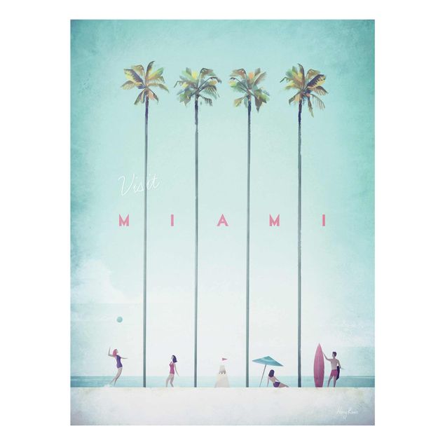 Wandbilder Meer Reiseposter - Miami