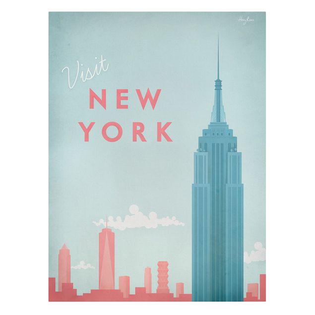 Leinwandbilder Städte Reiseposter - New York