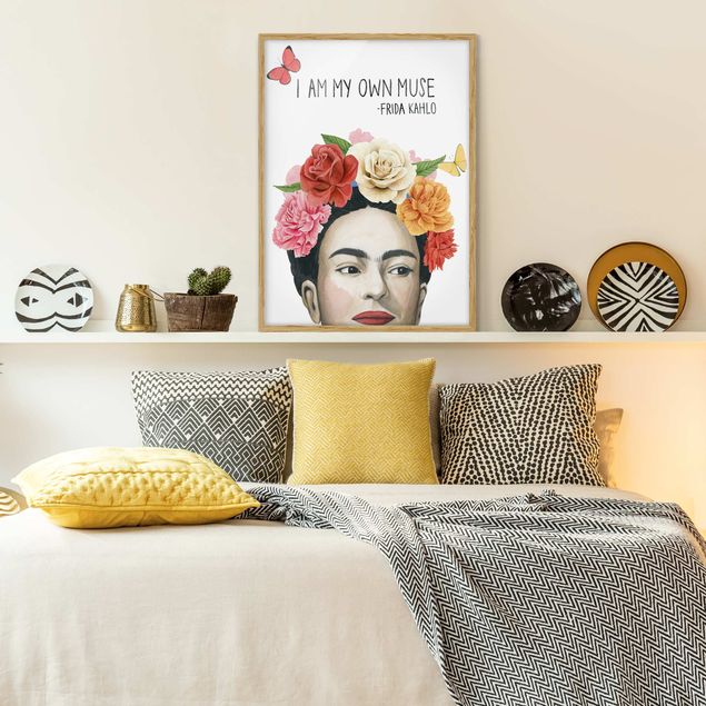 Wandbilder Floral Fridas Gedanken - Muse