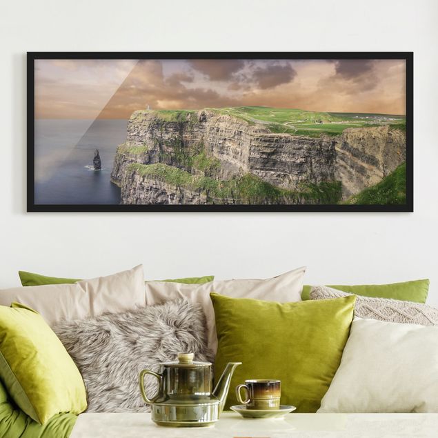 Strandbilder mit Rahmen Cliffs Of Moher