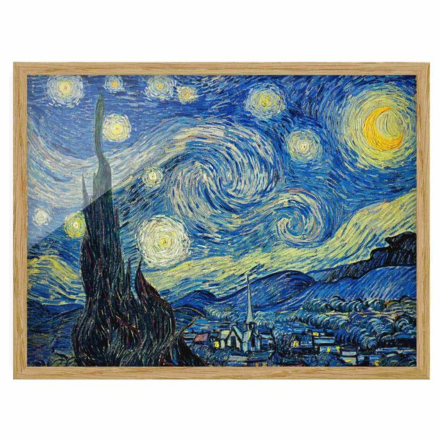Kunststil Post Impressionismus Vincent van Gogh - Sternennacht