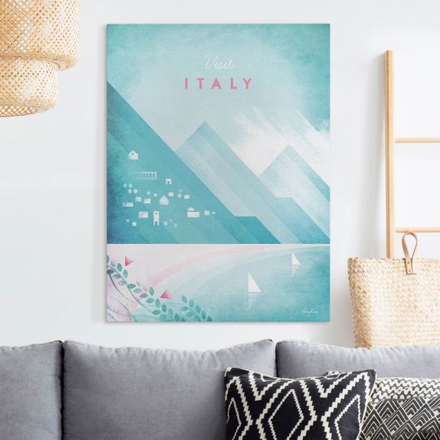 Wanddeko Küche Reiseposter - Italien