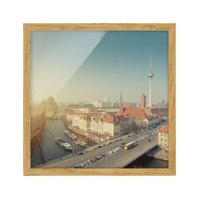 Wandbilder Modern Berlin am Morgen