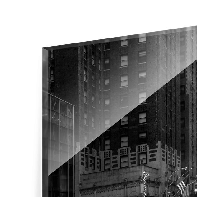 Wandbilder Schwarz-Weiß Lebhaftes New York
