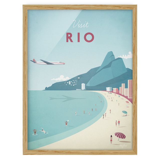 Wandbilder Strände Reiseposter - Rio de Janeiro