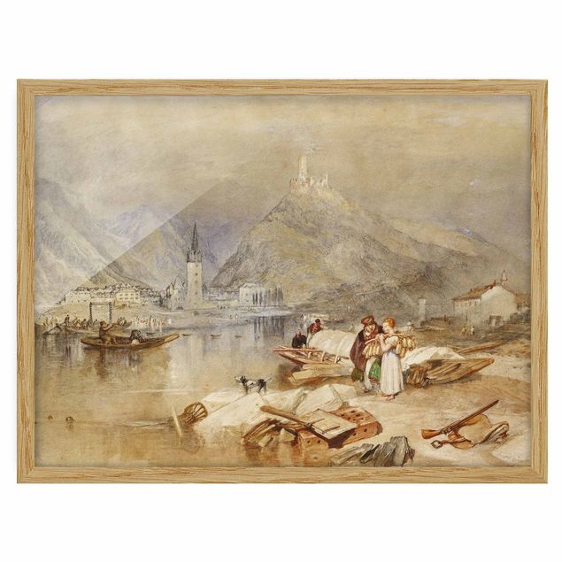 Wandbilder Landschaften William Turner - Bernkastel an der Mosel