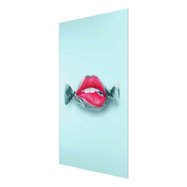 Jonas Loose Kunstdrucke Bonbon mit Lippen