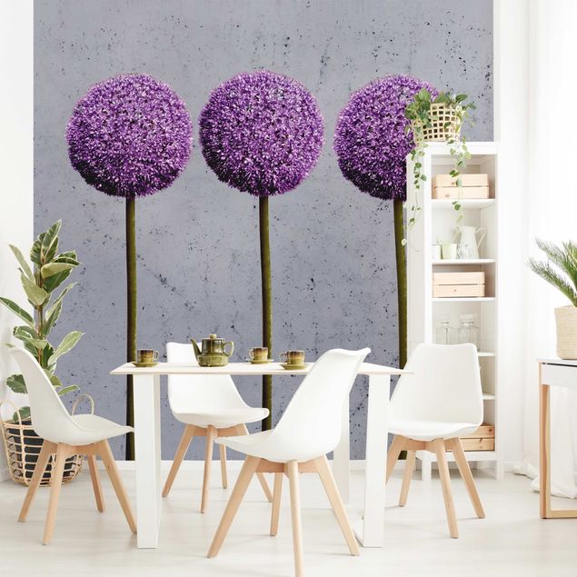 Wanddeko Küche Allium Kugel-Blüten