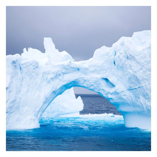 Fototapete blau Antarktischer Eisberg