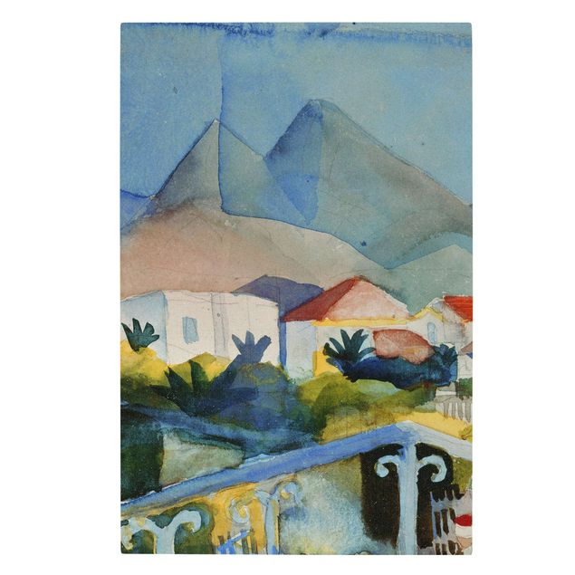 Wandbilder Berge August Macke - Saint Germain bei Tunis