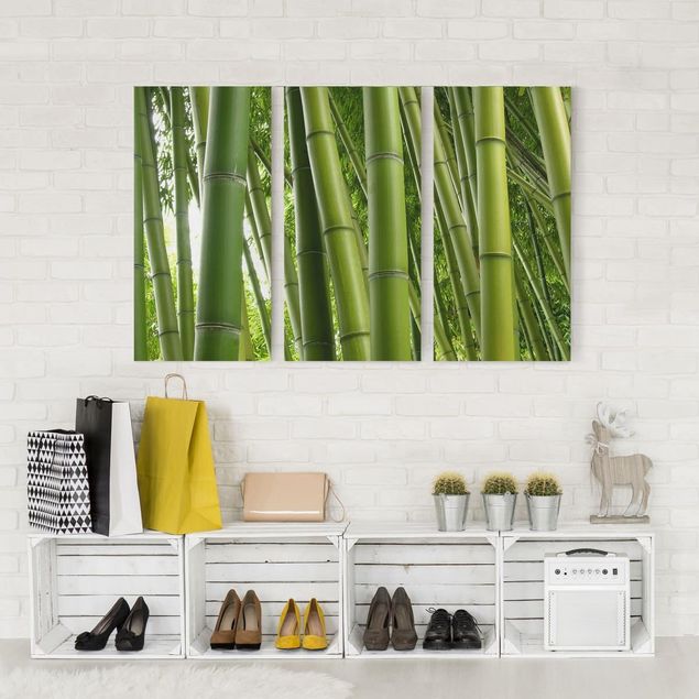 Leiwandbild Bambus Bamboo Trees