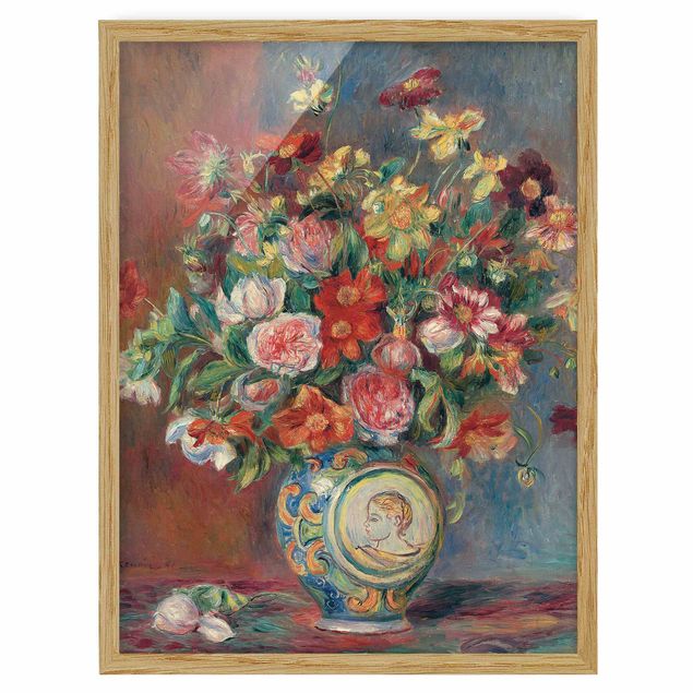 Bilder gerahmt Blumen Auguste Renoir - Blumenvase