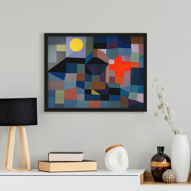 Kunststile Paul Klee - Feuer bei Vollmond