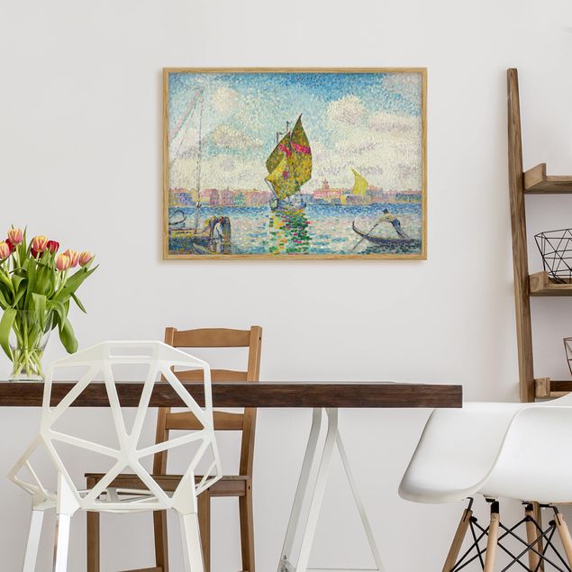 Kunststil Post Impressionismus Henri Edmond Cross - Segelboote auf dem Giudecca