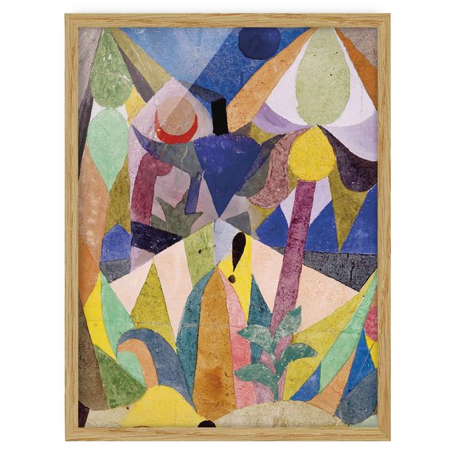 Landschaftsbilder mit Rahmen Paul Klee - Mildtropische Landschaft