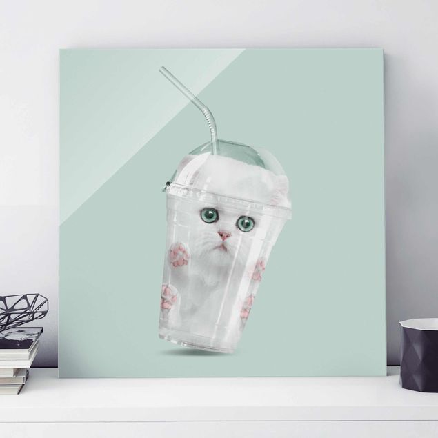 Wandbilder Shake mit Katze