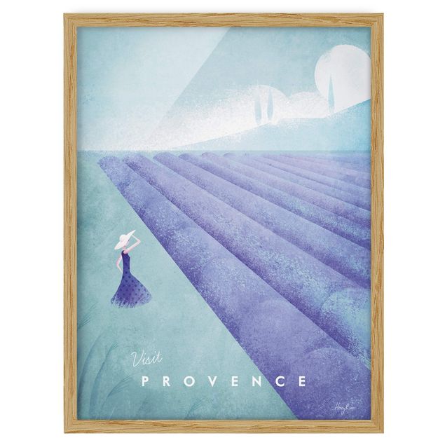 Wandbilder Floral Reiseposter - Provence