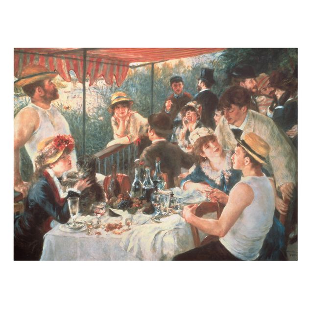 Wandbilder Kunstdrucke Auguste Renoir - Das Frühstück der Ruderer