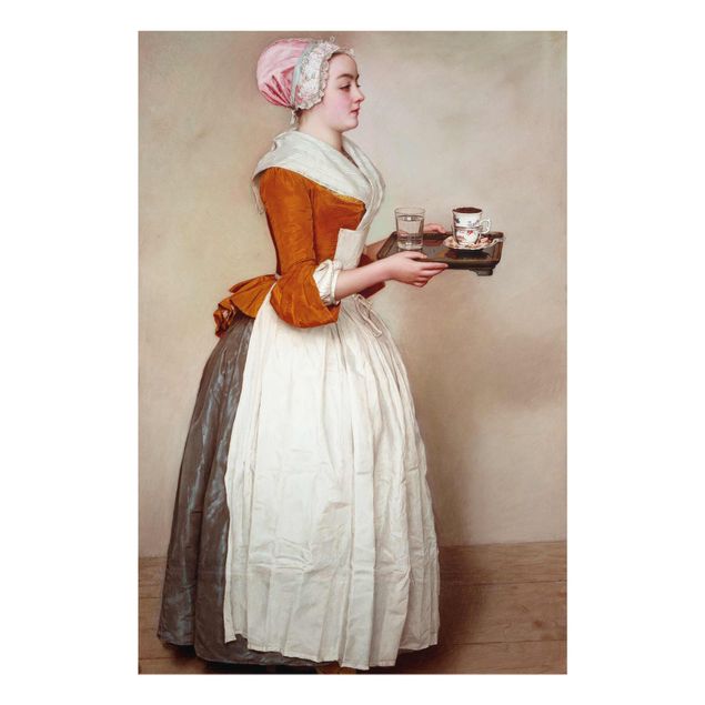 Wandbilder Kunstdrucke Jean Etienne Liotard - Das Schokoladenmädchen