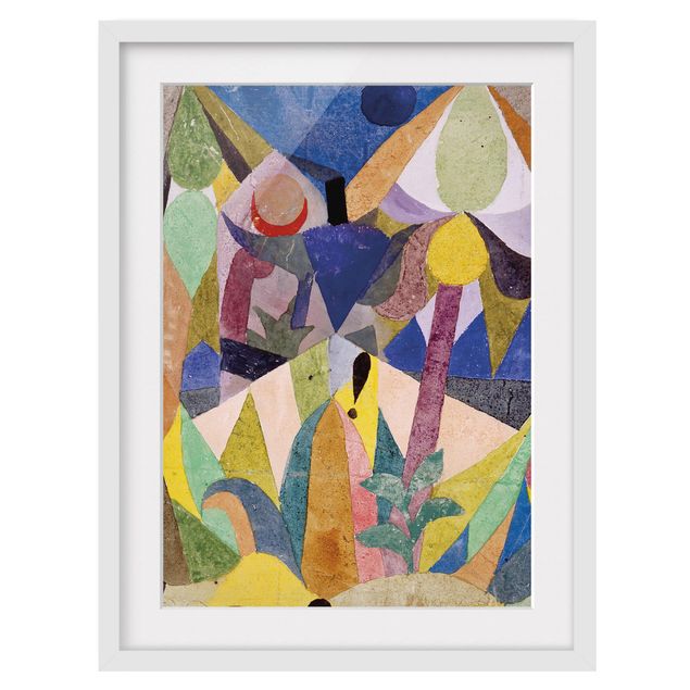 Landschaftsbilder mit Rahmen Paul Klee - Mildtropische Landschaft