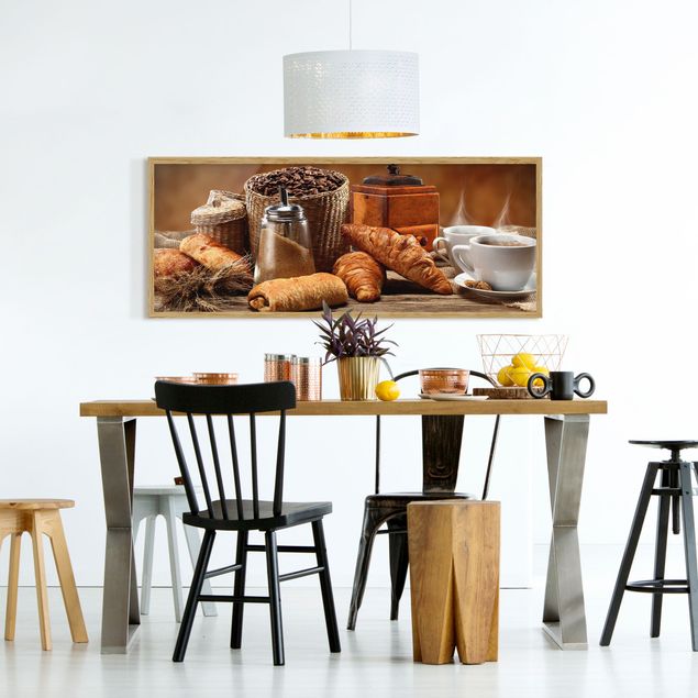 Wandbilder Modern Frühstückstisch
