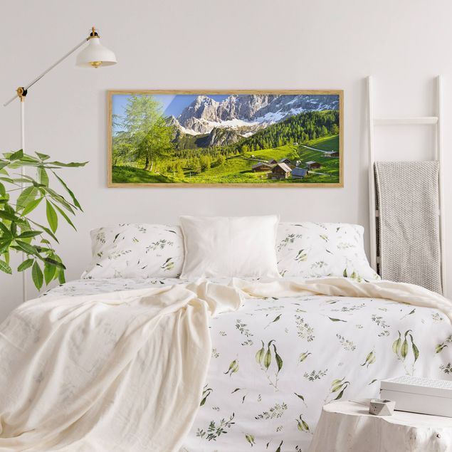 Wandbilder Berge Steiermark Almwiese