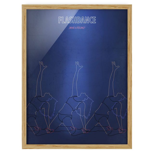 Wandbilder Sport Filmposter Flashdance
