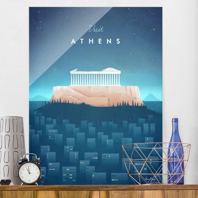Küche Dekoration Reiseposter - Athen