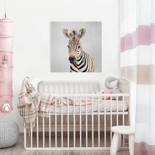 Leinwandbilder Zebra Baby Zebra Zoey
