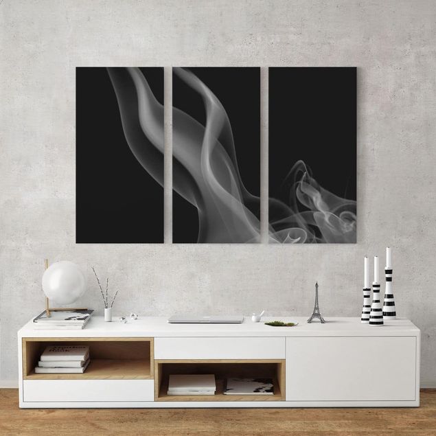 Leinwandbilder abstrakt Silver Smoke