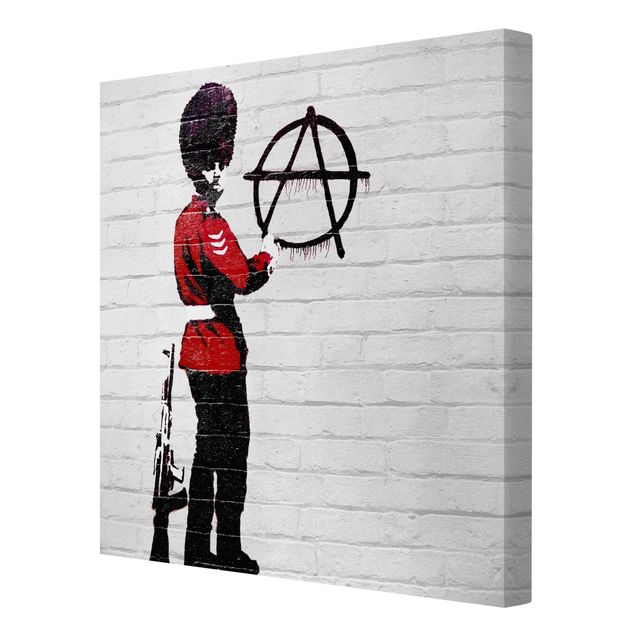 Leinwandbilder Anarchist Soldier - Brandalised ft. Graffiti by Banksy