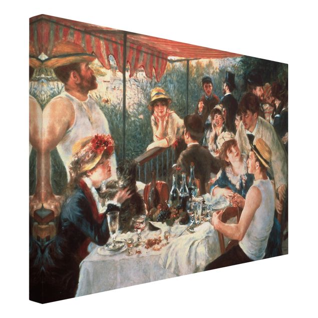 Leinwand Kunst Auguste Renoir - Das Frühstück der Ruderer