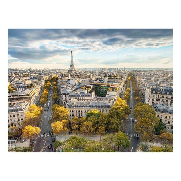 Glasbilder Landschaften Nice day in Paris