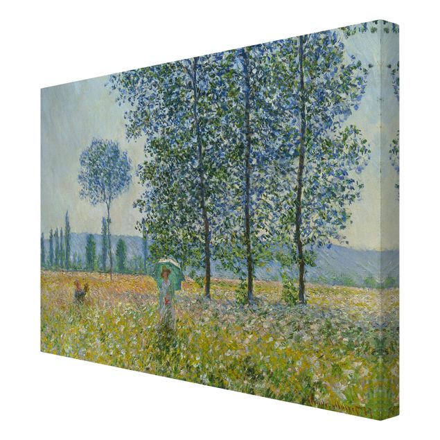 Leinwandbilder Blumen Claude Monet - Felder im Frühling