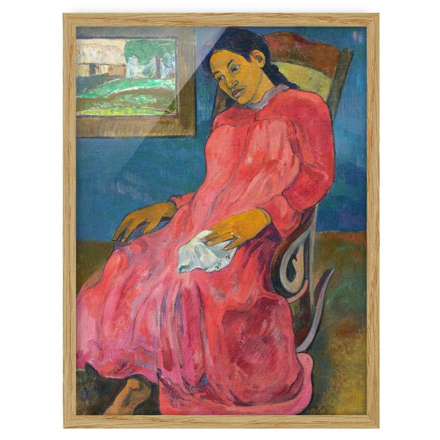 Wandbilder Bäume Paul Gauguin - Melancholikerin