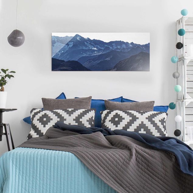 Wandbilder Berge Blaues Bergpanorama
